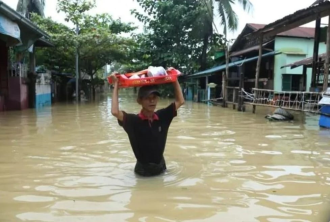  Close to 2,000 households evacuated amid potential floods in northern Myanmar